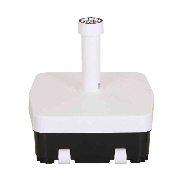 SIENA GARDEN Schirmständer 45 kg eckig, weiß